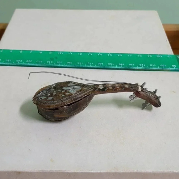 Antique tortoise shell  Doll House instruments - Picture 6 of 9